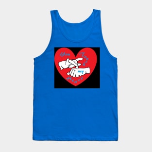 ASL You Touch My Heart Tank Top